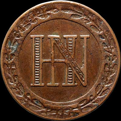 Obverse - Westphalia - 5 Centimes - 1809