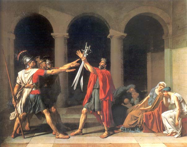 The Oath of the Horatii...