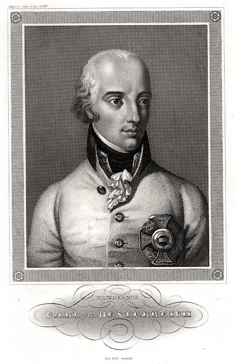 Archduke Charles, Napoleon's most persistent enemy...